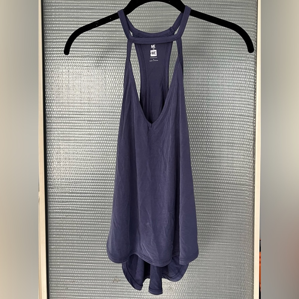 Me to We Purple Athletic Tank Top S